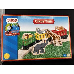 Thomas & Friends Wooden Railway Circus Train 2002 New Open Box Vtg Learning Curv